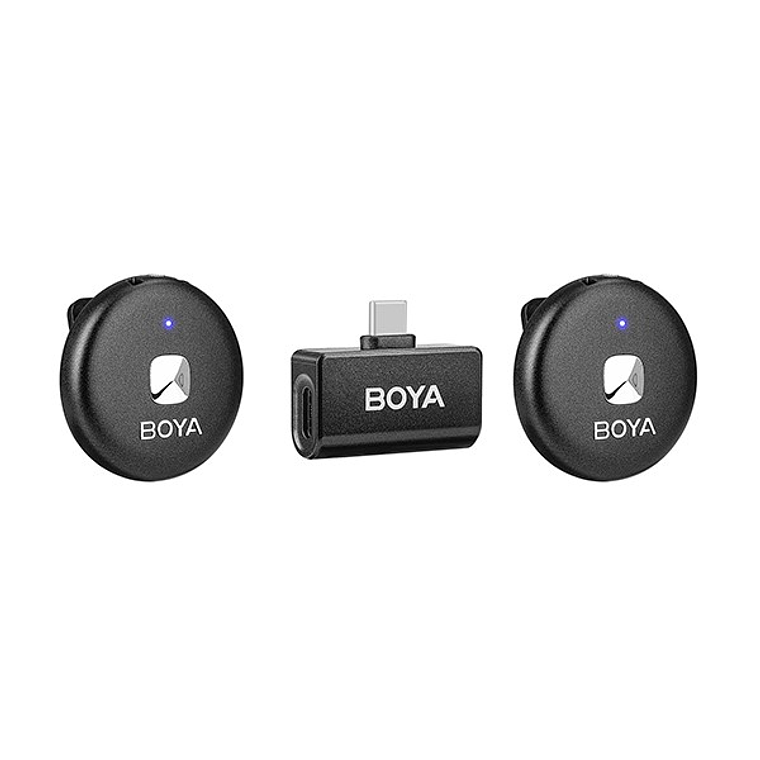 Boya Omic-U kit de micrófono doble inalámbrico con conector USB-C 2