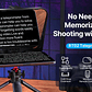 Ulanzi RT02 Teleprompter Universal Para Cámaras, Teléfonos o Notebook - Miniatura 10