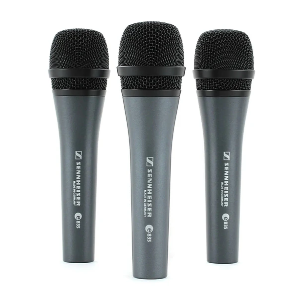 Sennheiser Pack de 3 micrófonos Cardioide e835 1