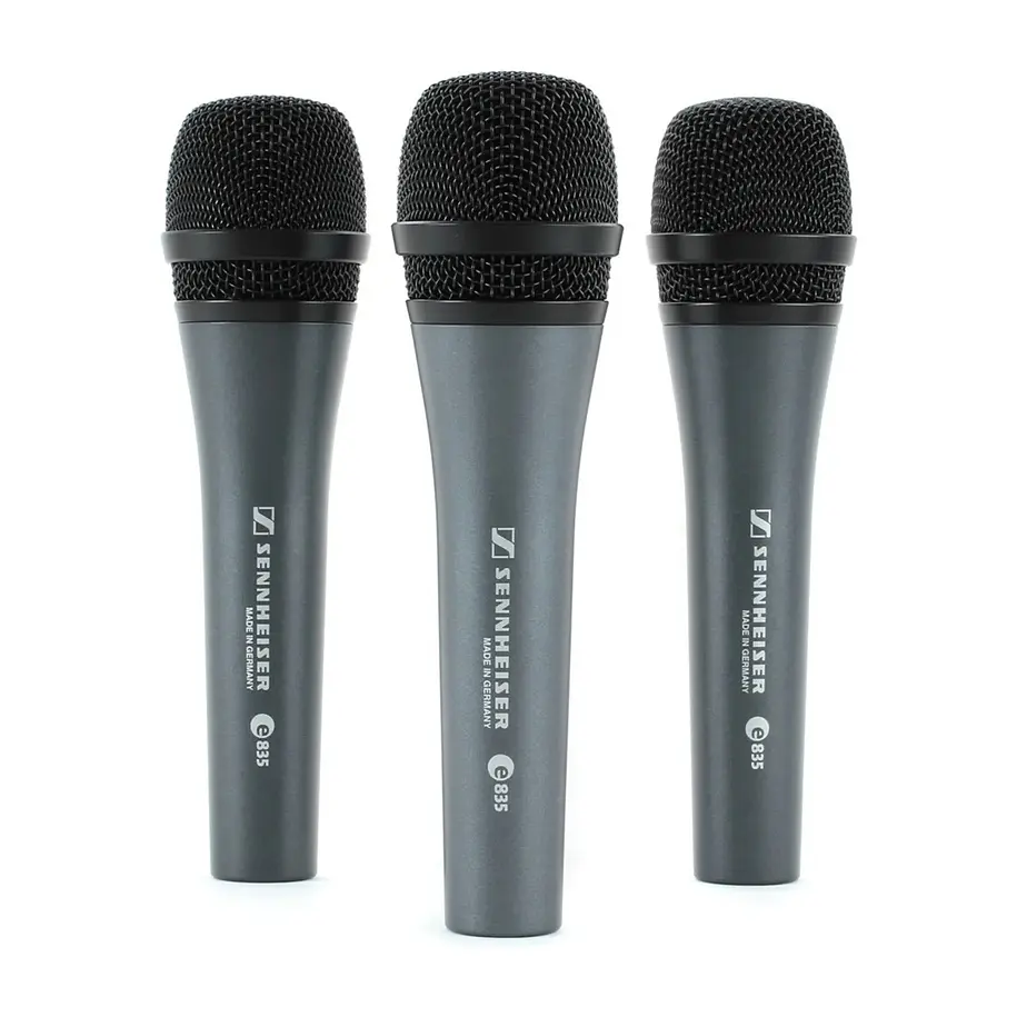 Sennheiser Pack de 3 micrófonos Cardioide e835 1