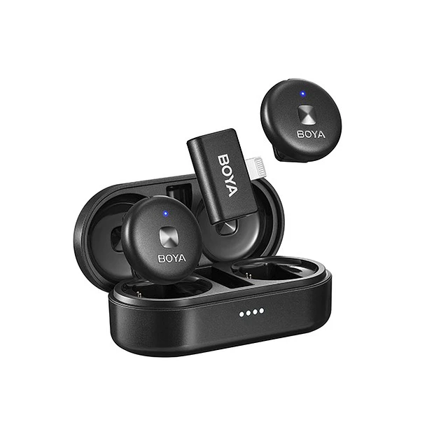 Boya Omic-D kit de micrófono doble inalámbrico con conector Lightning (iPhone) 1