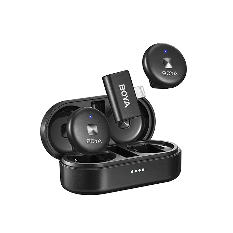 Boya Omic-D kit de micrófono doble inalámbrico con conector Lightning (iPhone) 1