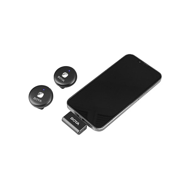 Boya Omic-D kit de micrófono doble inalámbrico con conector Lightning (iPhone) 2