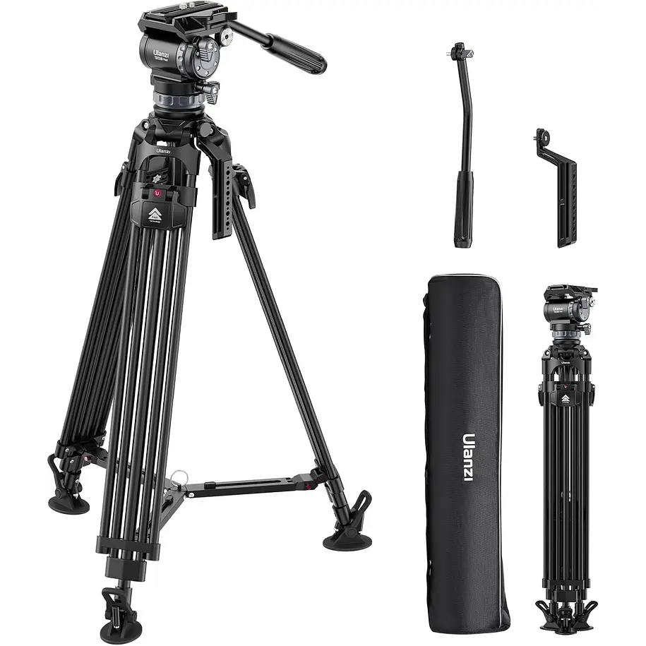 Ulanzi Video Fast Trípode Profesional Rápido Con Cabezal Video Fluidez Ajustable 10