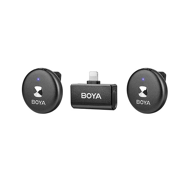 Boya Omic-D kit de micrófono doble inalámbrico con conector Lightning (iPhone) 5