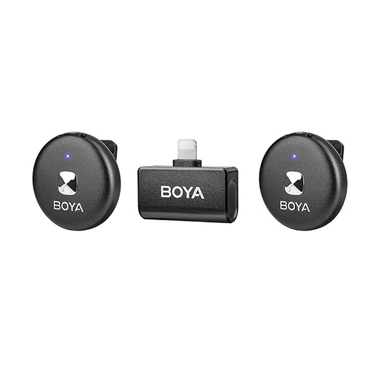 Boya Omic-D kit de micrófono doble inalámbrico con conector Lightning (iPhone) 5