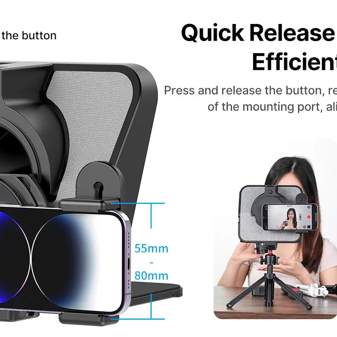 Ulanzi RT02 Teleprompter Universal Para Cámaras, Teléfonos o Notebook 15