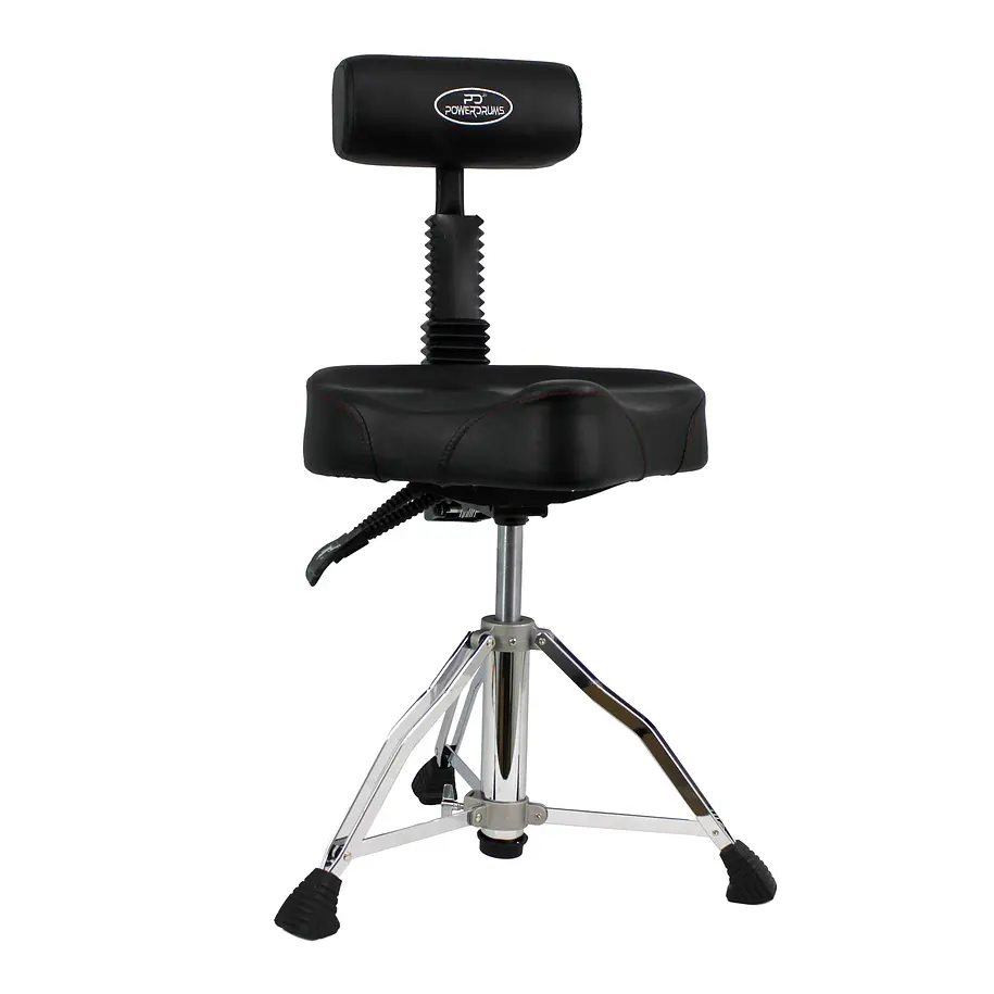 Powerdrums Tp-03 Bk Sillin Bateria Con Respaldo Powerdrums 1