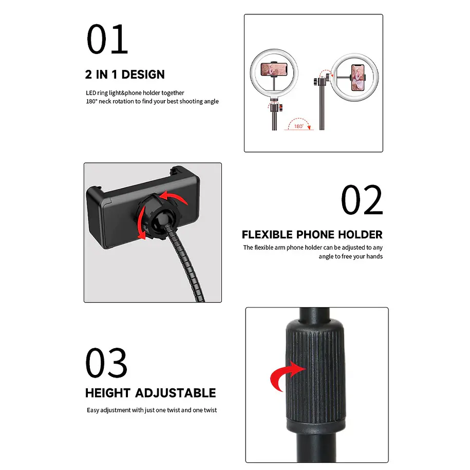 HEBIKUO soporte para teléfono móvil L207 3