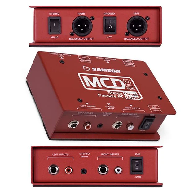 Samson Mcd2pro Caja Directa Estereo Dj Samson 1