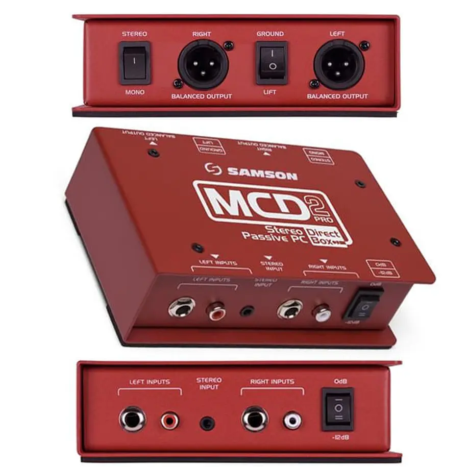 Samson Mcd2pro Caja Directa Estereo Dj Samson 1