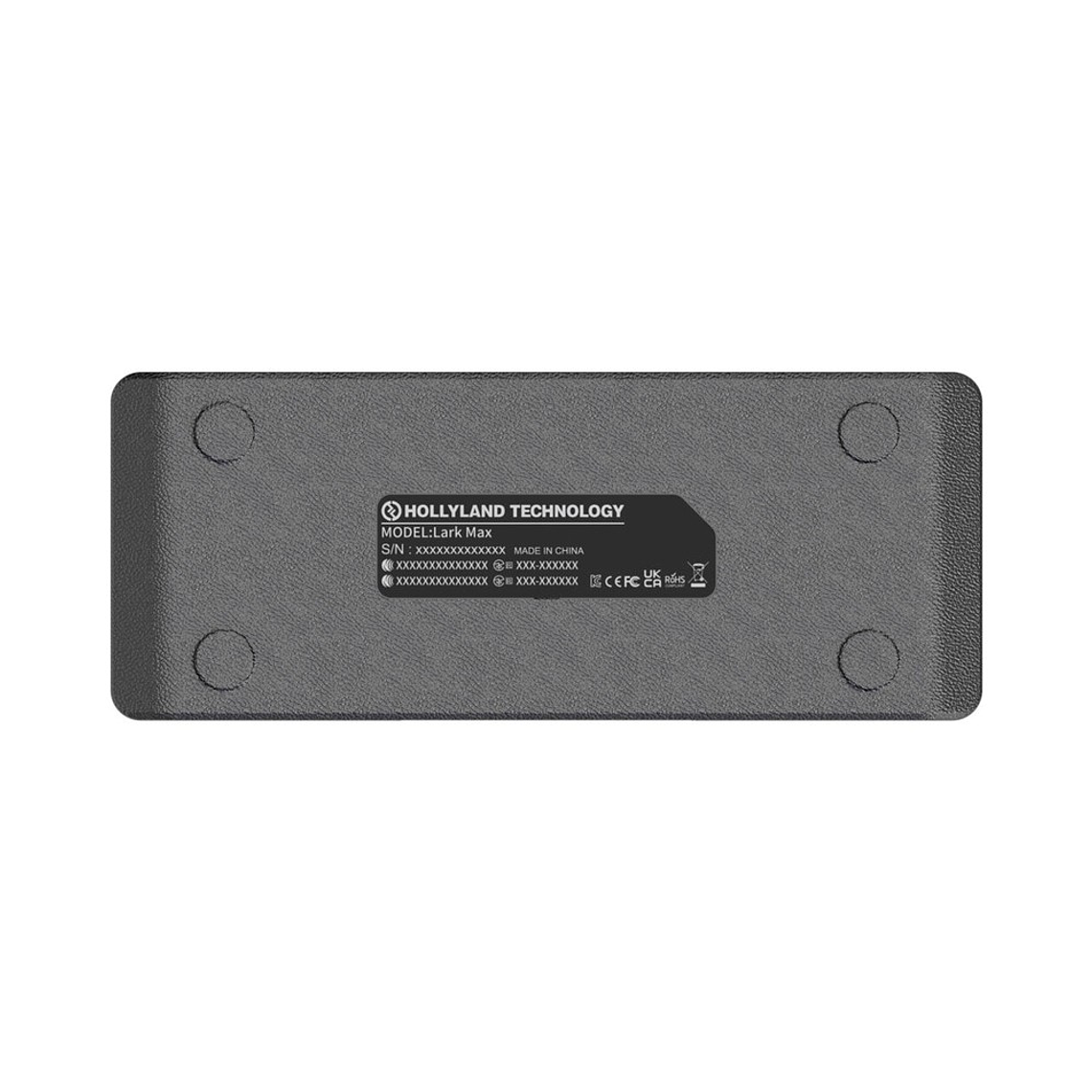 Hollyland LARK MAX Duo 2 Sistema de micrófono inalámbrico para 2 personas (2,4 GHz, negro) 5