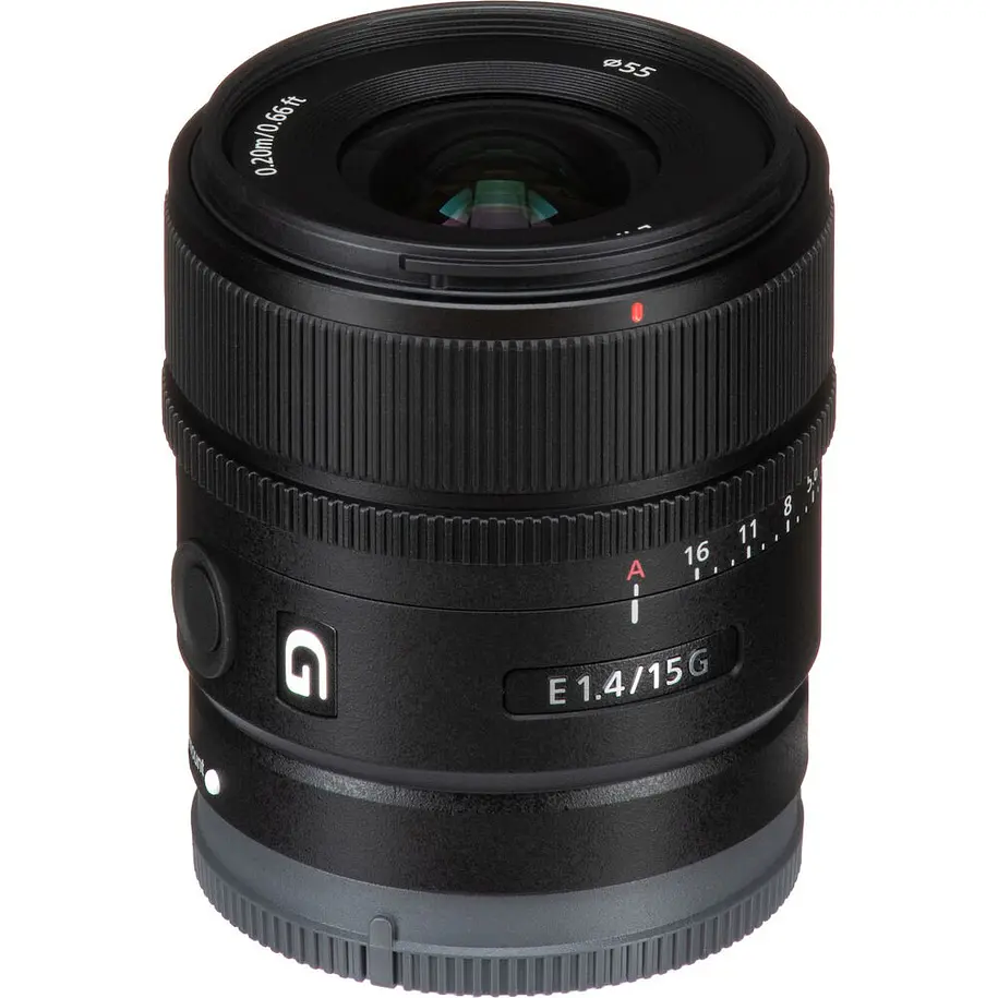 Sony Lente E 15mm F1.4 G    SEL15F14G 7