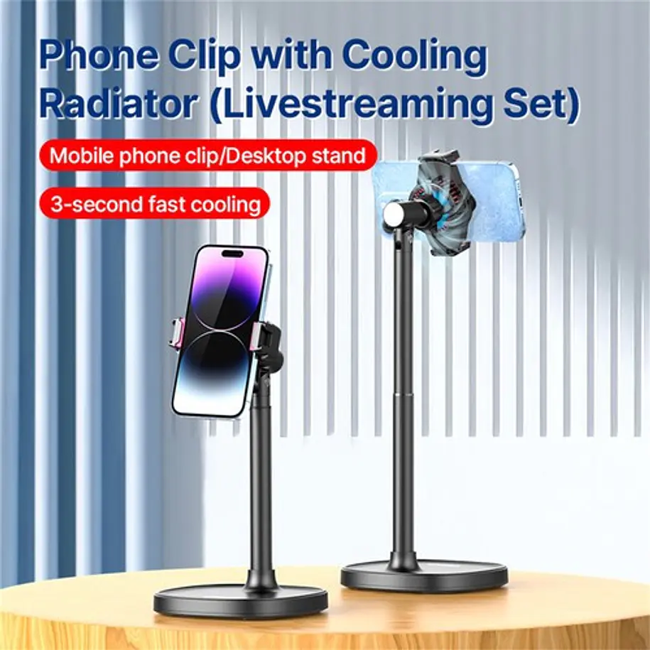Ulanzi SK-06 Soporte Ventilador Para Teléfonos Sobre Escritorio 2