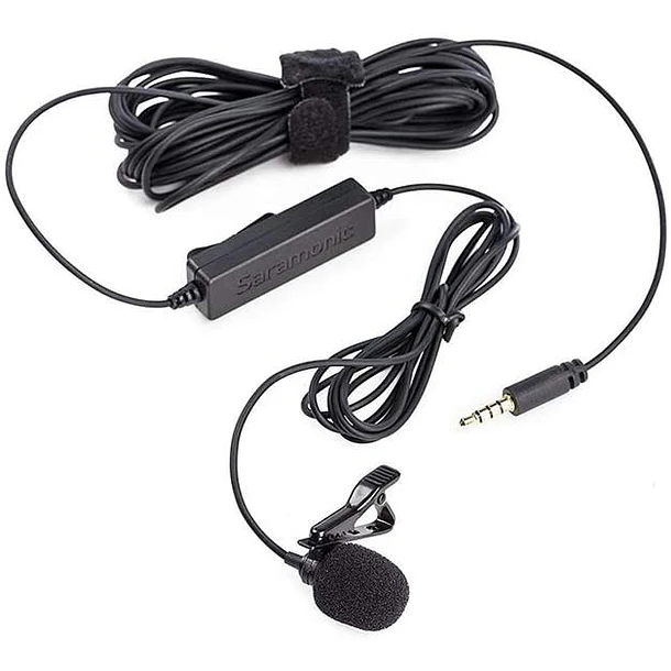 Saramonic Micrófono Lavalier Para Cámara Y Smartphone 1
