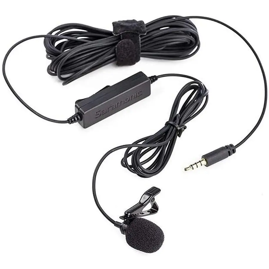 Saramonic Micrófono Lavalier Para Cámara Y Smartphone 1