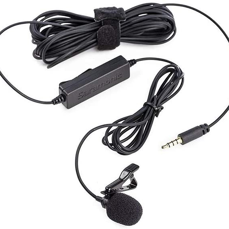 Saramonic Micrófono Lavalier Para Cámara Y Smartphone 1