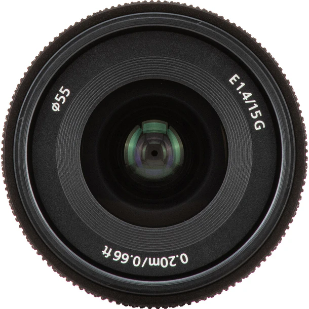 Sony Lente E 15mm F1.4 G    SEL15F14G 9