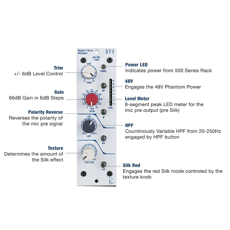 Rupert Neve 511 - Preamplificador de micrófono 2