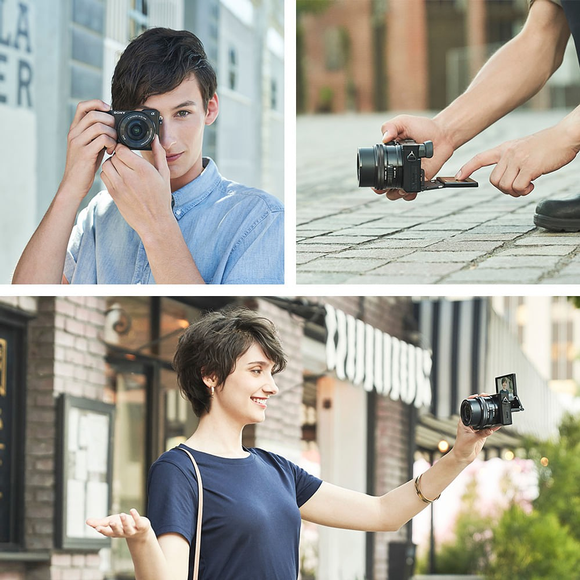 Sony Alpha 6100 Cámara APS-C Con lente 16-50mm ILCE-6100L E38 4