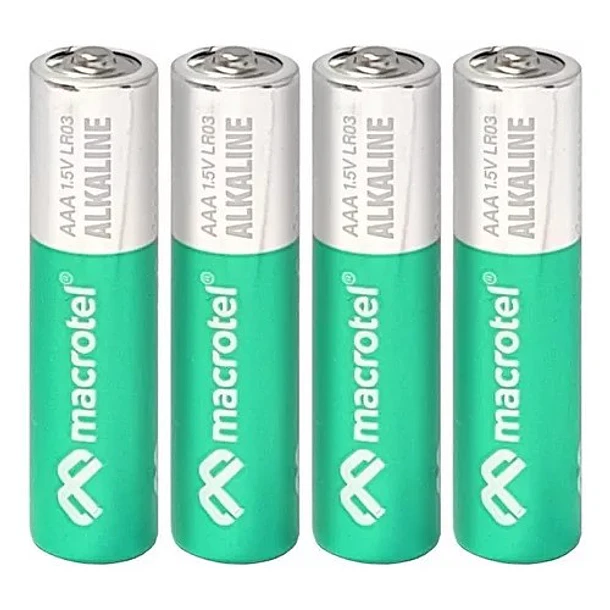 Macrotel 4 Pilas AAA Alcalinas 1.5V 1