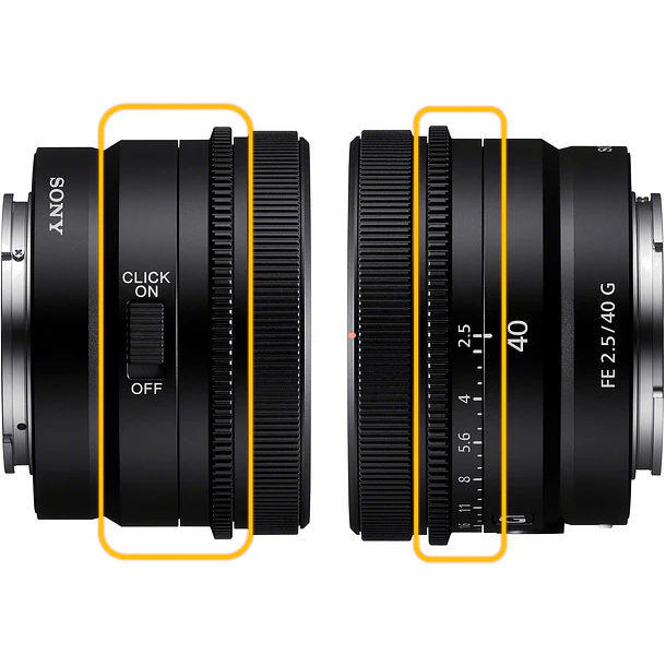 Sony Lente  FE 40mm F2.5 G    SEL40F25G 7