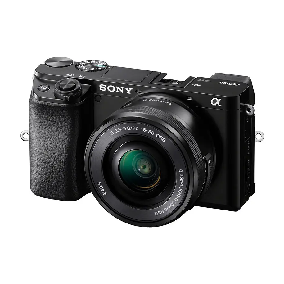 Sony Alpha 6100 Cámara APS-C Con lente 16-50mm ILCE-6100KBQE38 6