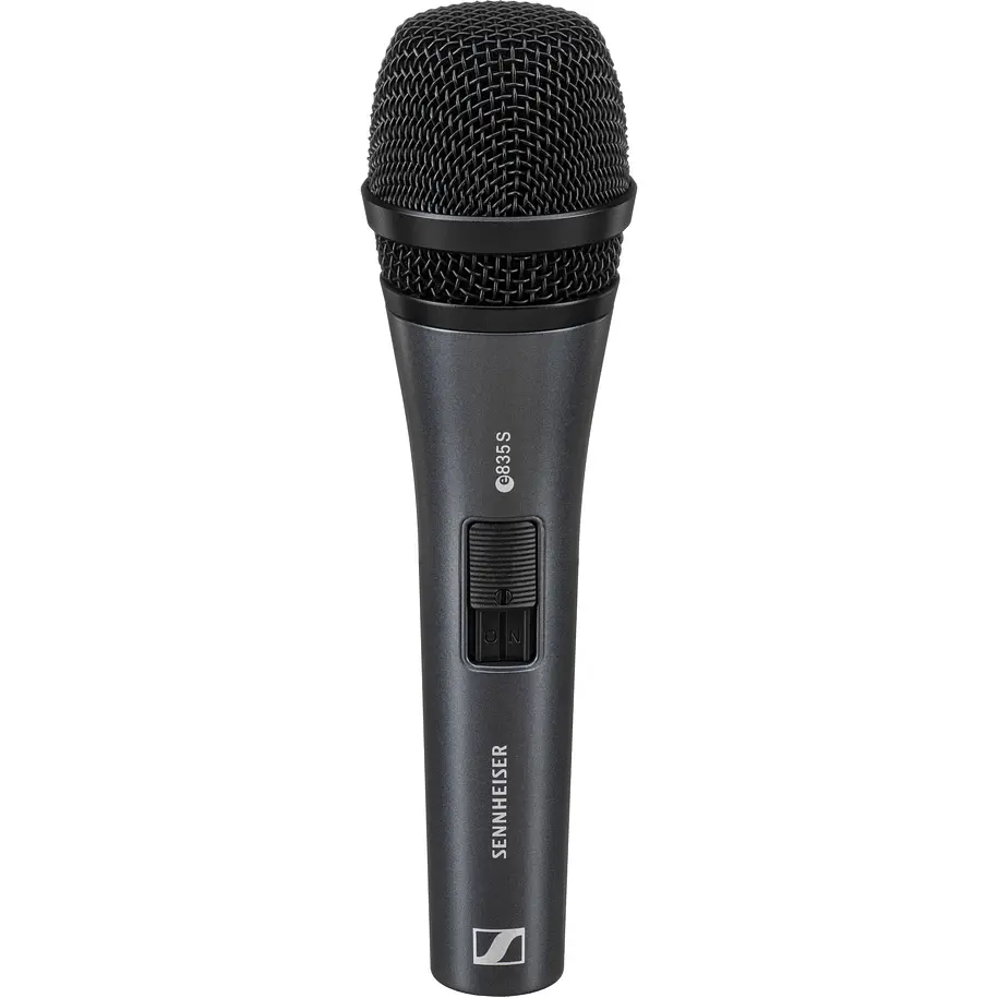 Sennheiser Micrófono Vocal E835-S cardioide dinámico con switch On/OFF 1