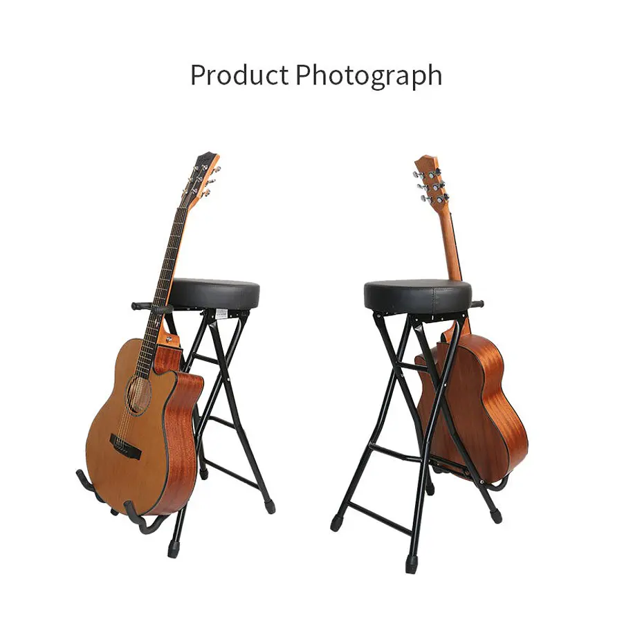 Hebikuo Sillin Con Soporte Para Guitarra Acustica Ma81 1