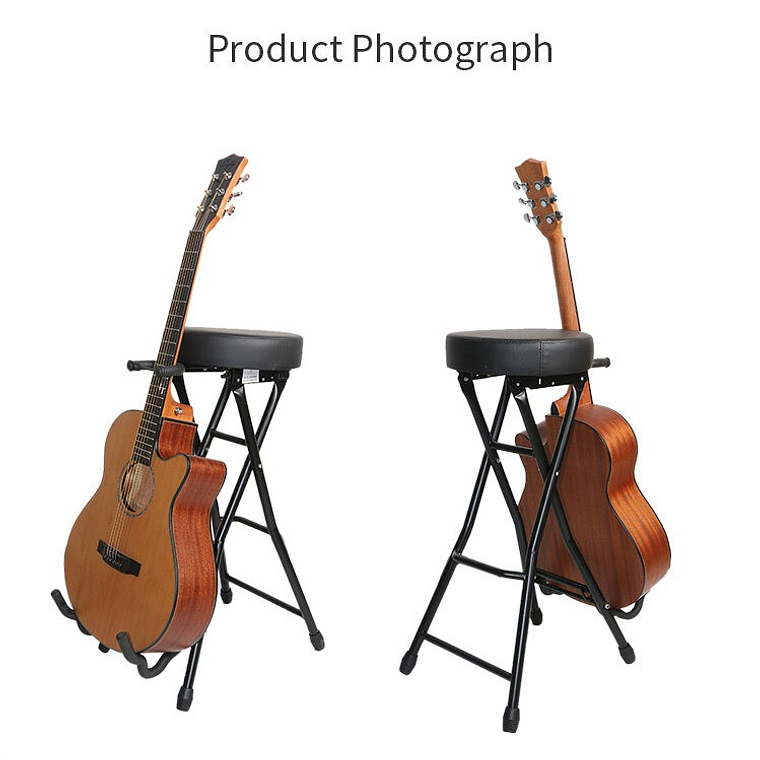 Hebikuo Sillin Con Soporte Para Guitarra Acustica Ma81 1