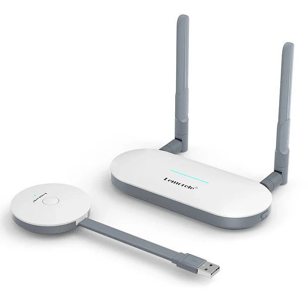 Lemorele G60 Transmisor Inalámbrico de Video Full HD 1080P  50 metros Desde Puerto USB a HDMI o VGA 1