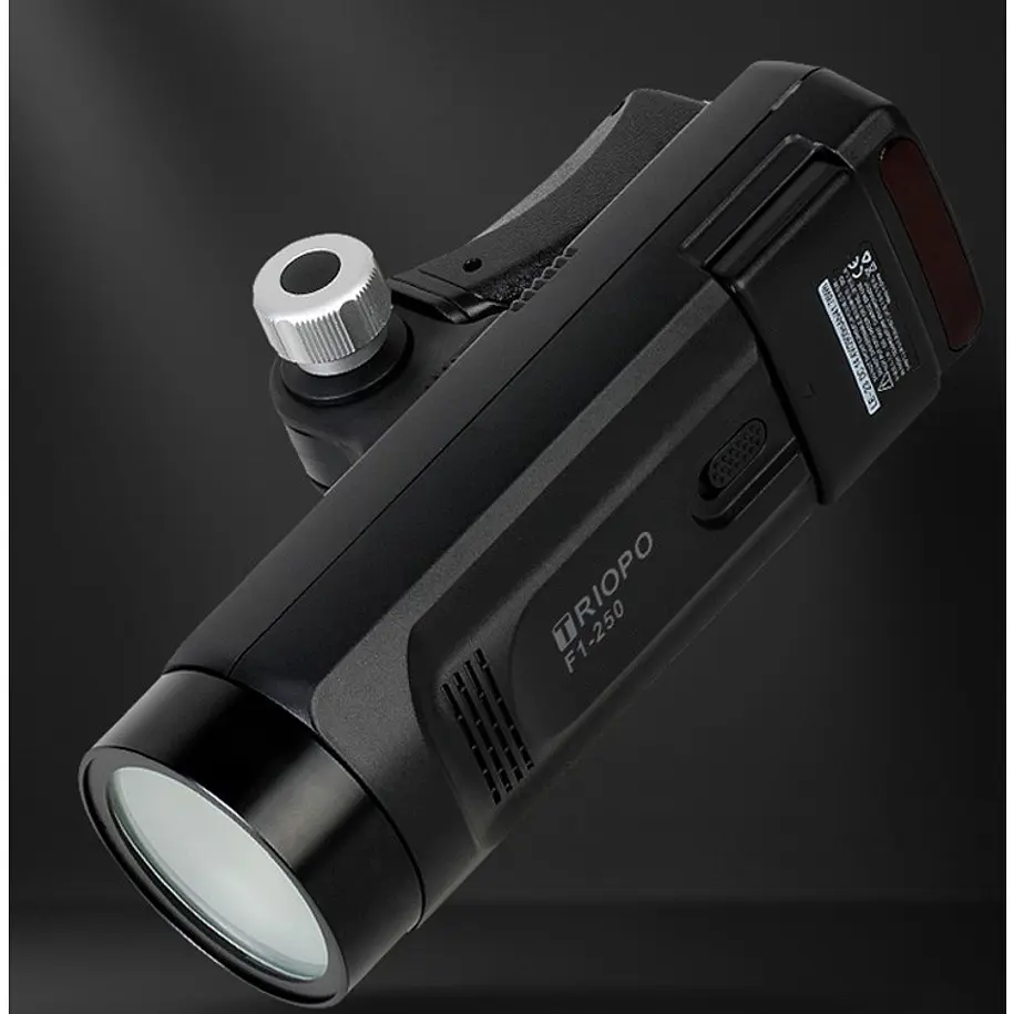 Triopo F1-250 Flash de Estudio Portátil 250W Con Batería Recargable 4