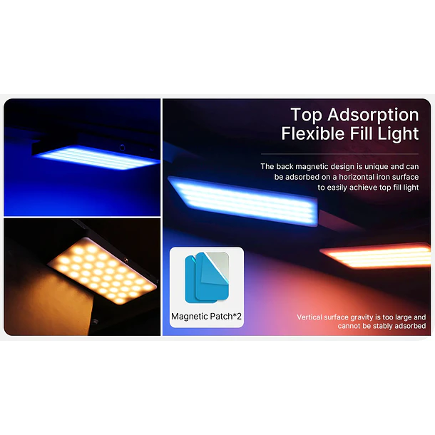 Ulanzi PL-01 LT002 Luz LED de 7