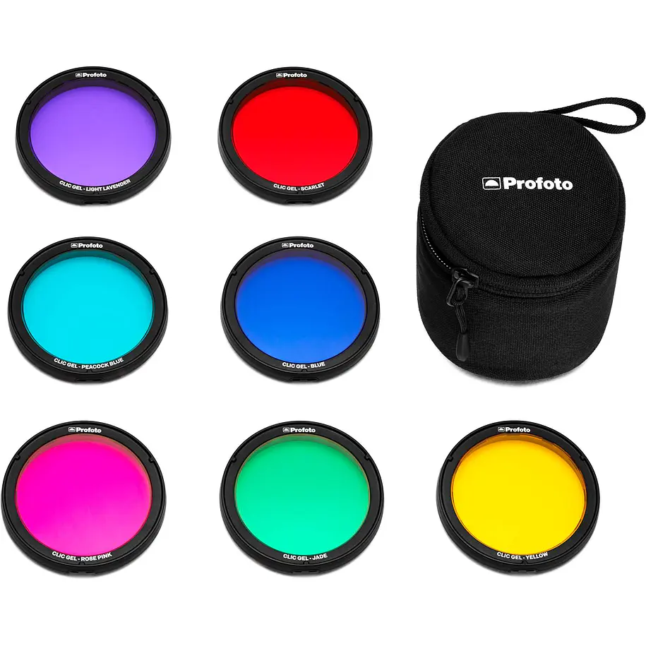 Profoto Clic kit gel efectos 2