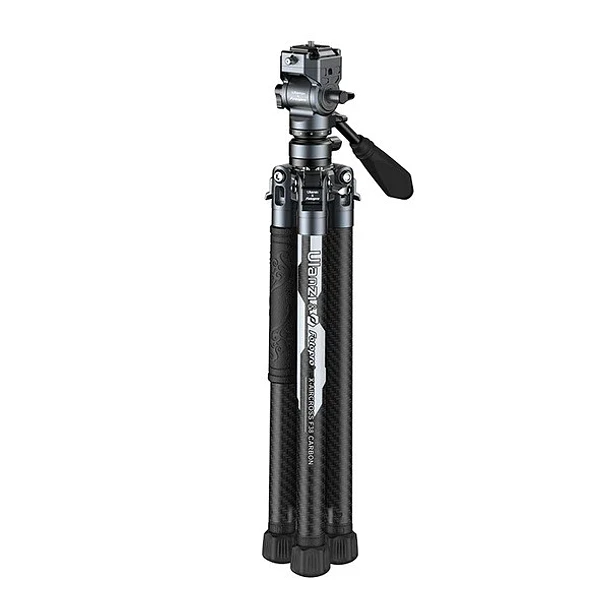 Ulanzi X-Aircross F38 Trípode Video Ideal Para Viajes UL-3318 de Fibra de Carbono 3