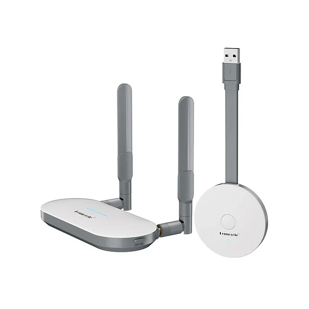 Lemorele G60 Transmisor Inalámbrico de Video Full HD 1080P  50 metros Desde Puerto USB a HDMI o VGA 9