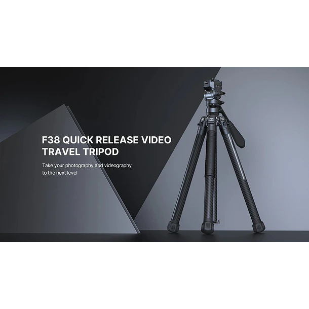 Ulanzi X-Aircross F38 Trípode Video Ideal Para Viajes UL-3318 de Fibra de Carbono 12