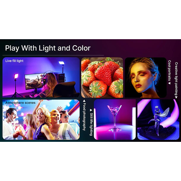 Ulanzi PL-01 LT002 Luz LED de 7