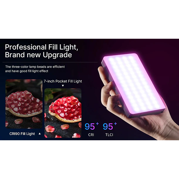 Ulanzi PL-01 LT002 Luz LED de 7