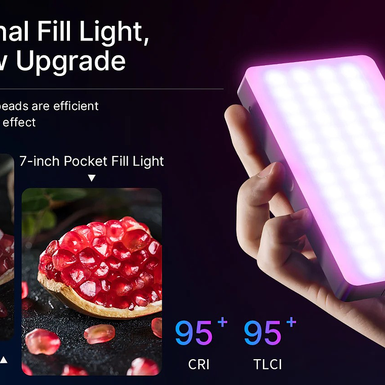 Ulanzi PL-01 LT002 Luz LED de 7