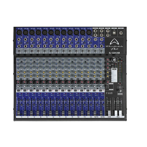 Wharfedale Sl1224usb Bk Mixer 14ch Fx Eq Wharfedale 1