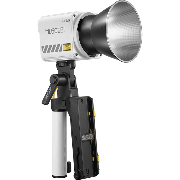 Godox ML60II BI Luz Led Bicolor 70W Con Empuñadura y Battery Grip AK-B01 1
