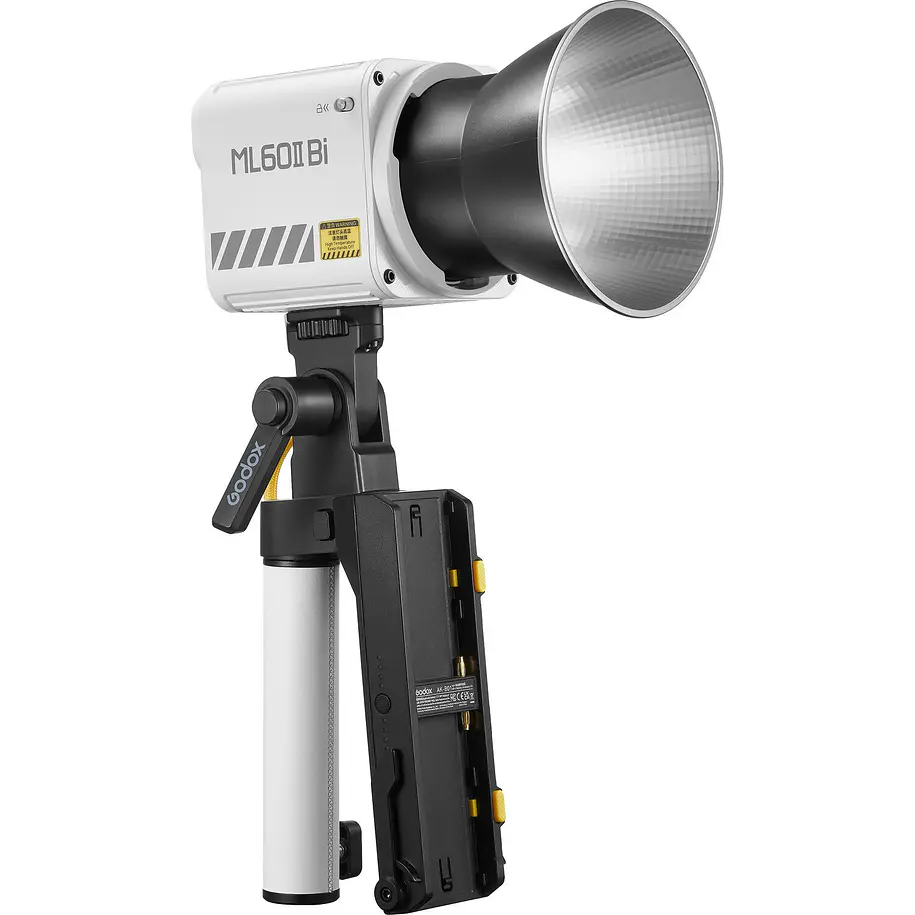 Godox ML60II BI Luz Led Bicolor 70W Con Empuñadura y Battery Grip AK-B01 1