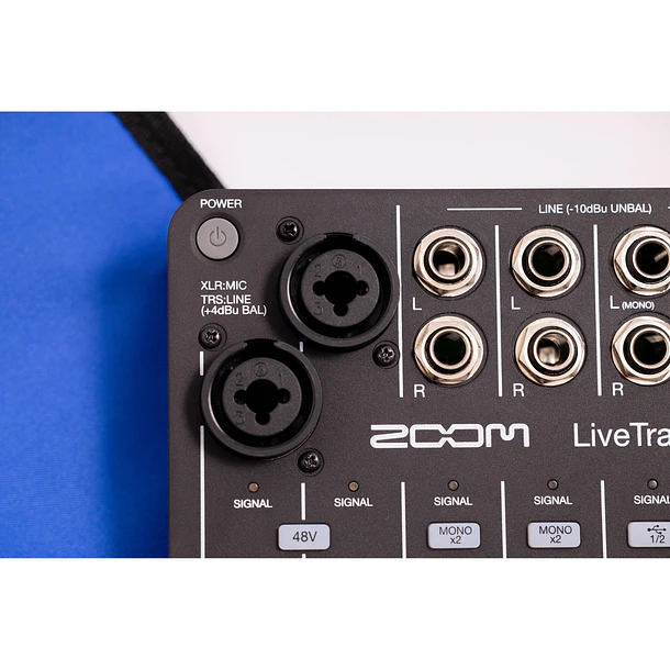 Zoom LiveTrak L-6 Mezclador Digital Portátil de 6 Canales y Grabadora Multipista  L6 14