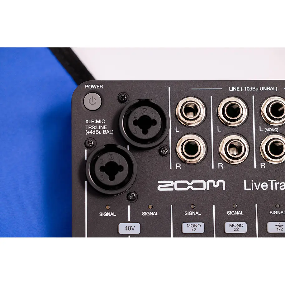 Zoom LiveTrak L-6 Mezclador Digital Portátil de 6 Canales y Grabadora Multipista  L6 14