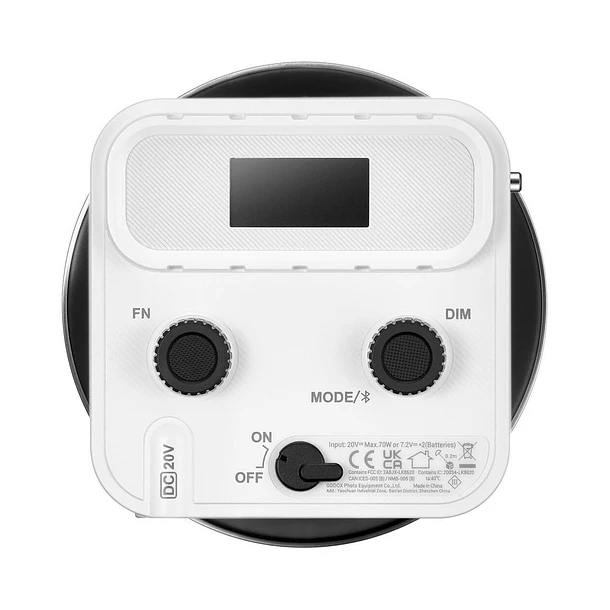 Godox ML60II BI Luz Led Bicolor 70W Con Empuñadura y Battery Grip AK-B01 17