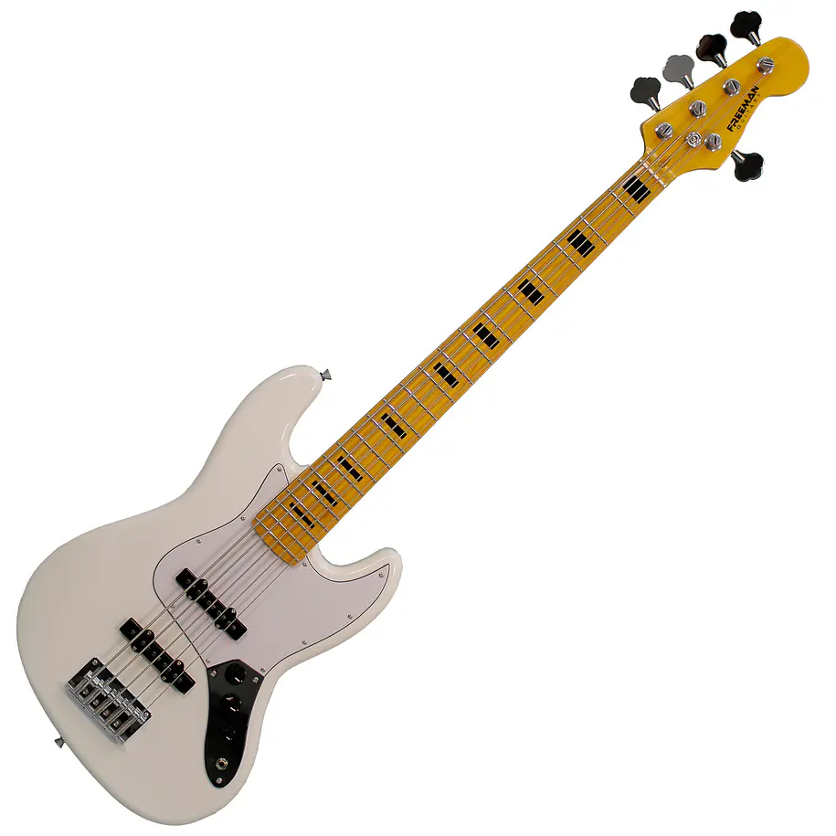 Freeman Jazz Bass Wh Bajo Electrico 5 Cuerdas Mbb Freeman 1