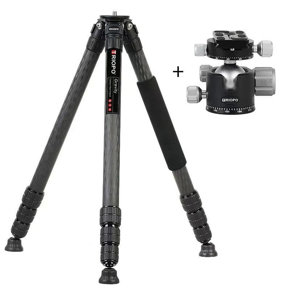 Triopo GS3108+X40 Trípode Fibra de Carbón Para Fotografía 8