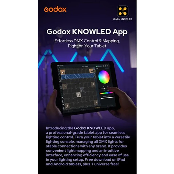 Godox KNOWLED F200Bi Bi-Color Panel LED 16