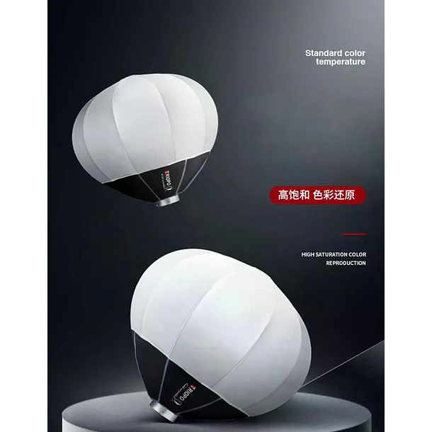 Triopo KQ55 Softbox Tipo Lantern 55cm Montura Bowens 3